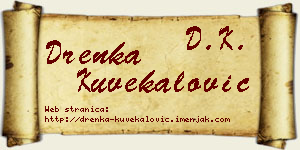 Drenka Kuvekalović vizit kartica